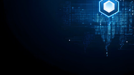 Obraz premium Futuristic technology abstract background