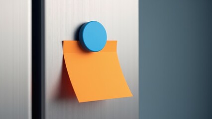 Fototapeta premium The mockup features personalized refrigerator magnets, illustrating how custom designs can bring a unique touch to your kitchen.