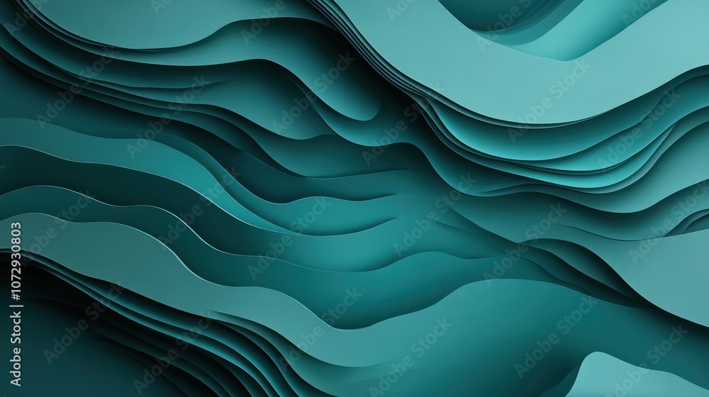Poster abstract teal background with subtle texture
