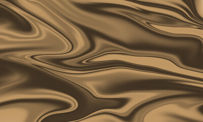Smooth, flowing waves of brown create a sophisticated and elegant abstract background.