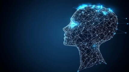 Obraz premium AI Conceptual Digital Artwork of Human-Like Structure