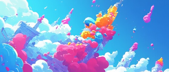 Illustrating the roadmap to net zero sustainability goals featuring innovative solutions sustainable resource management partnerships promoting collaboration towards a greener future