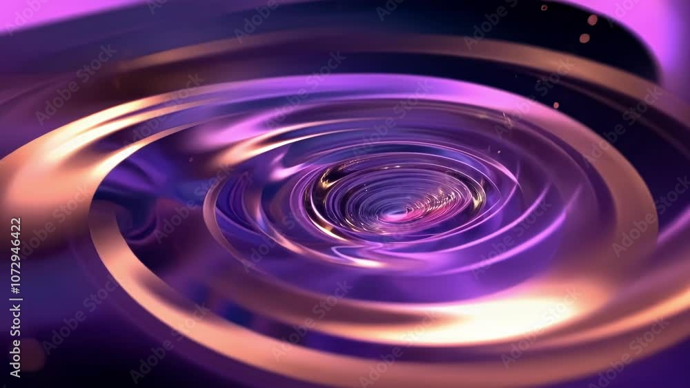 Poster a series of cascading ripples in a pool representing the ripple effect of the higgs field activation