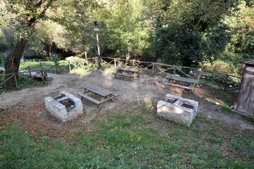 Carpinone - Area picnic nel Parco delle Cascate