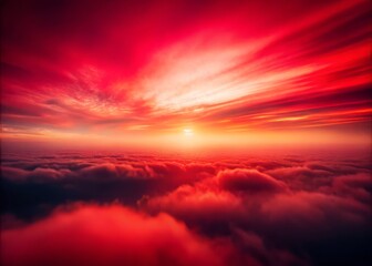 Fototapeta premium Abstract Red Blurry Gradient Color Mesh - A Stunning Visual Experience Captured from Above, Perfect for Backgrounds, Digital Art, and Modern Aesthetic Designs. Vibrant and Enigmatic.