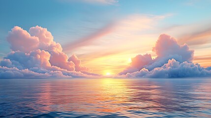 Explore the breathtaking beauty of a serene sunset over tranquil waters