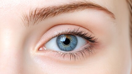 Obraz premium Discover the beauty of blue eyes and their unique characteristics in human anatomy