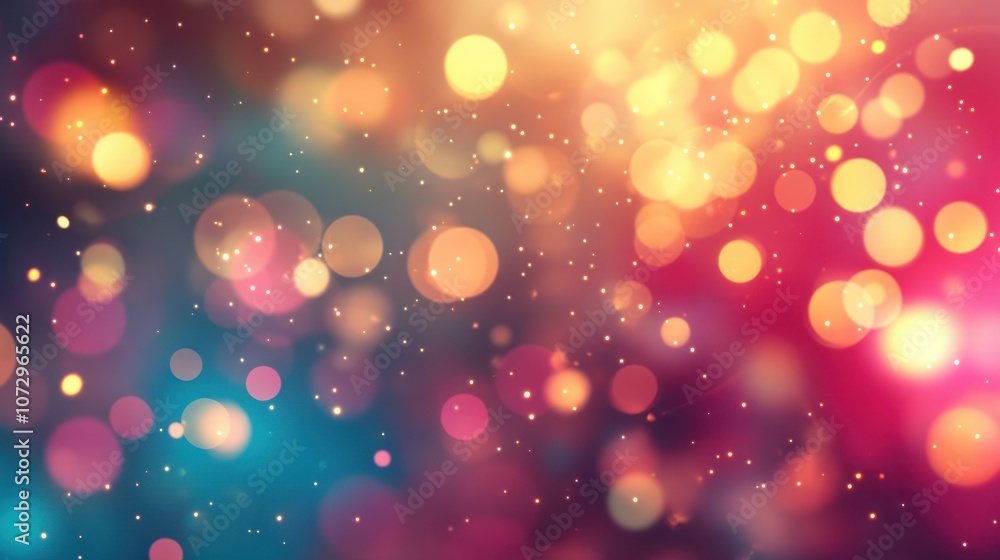 Aufkleber gradient bokeh digital network background
