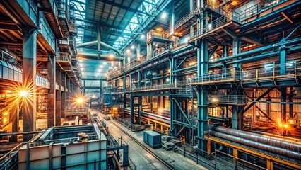 Candid Photography of a Technological and Industrial Circle with Copy Space Background for Creative Design, Innovation, and Modern Aesthetics in an Abstract Style