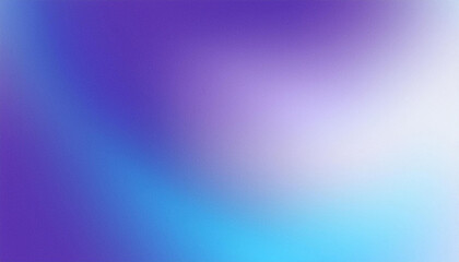 Fototapeta premium Blue Purple White Gradient Blurred with Grainy Noise Texture Background, for art product design