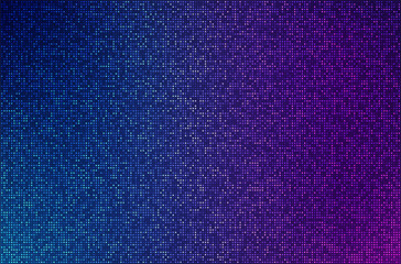 Digital technology background. Digital data square purple and blue pattern pixel background