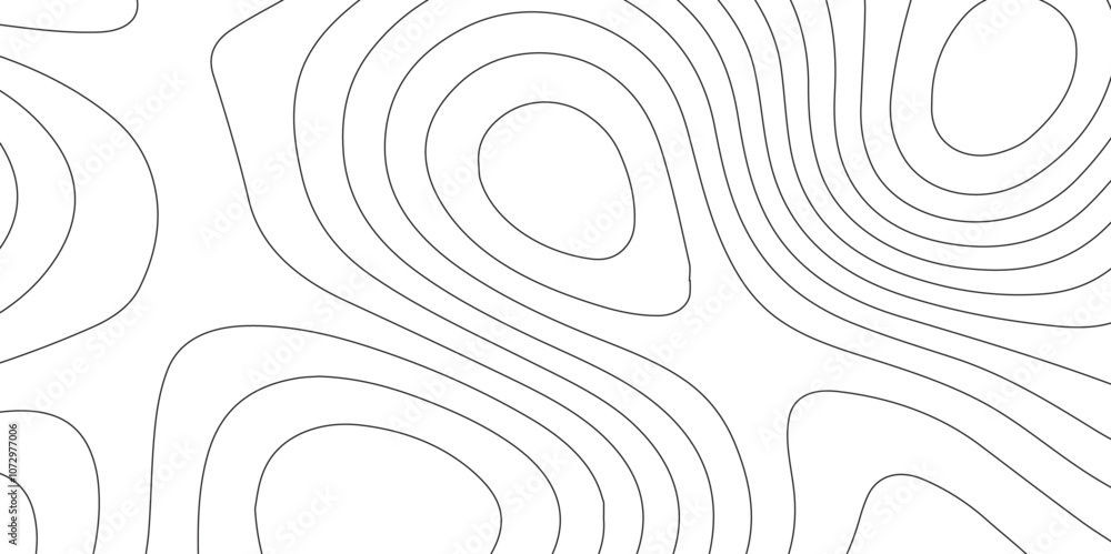 Poster abstract design with seamless pattern with lines topographic map. geographic mountain relief. retro 