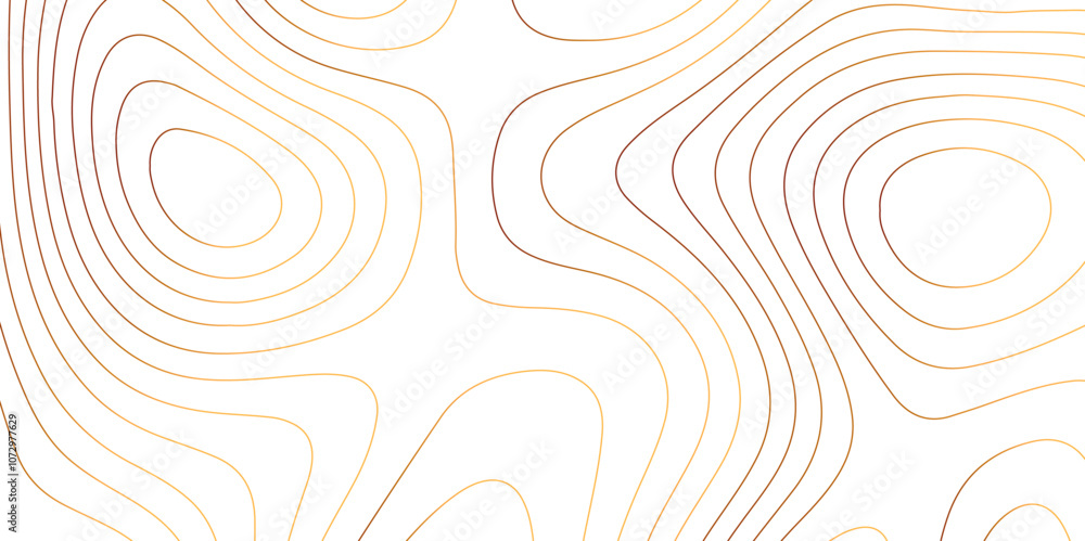 Poster abstract design with seamless pattern with lines topographic map. geographic mountain relief. retro 