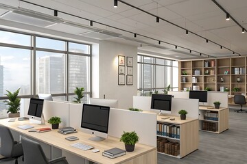 Fototapeta premium modern office room