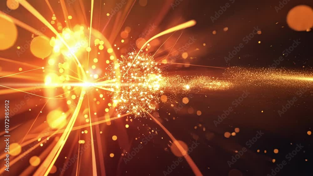 Poster a visualization shows a particle moving through a series of energy barriers with each one becoming m