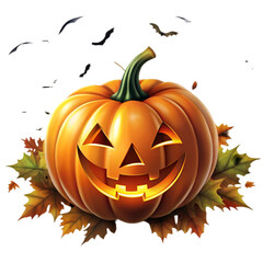 A collection of carved pumpkins and tools for Halloween decoration