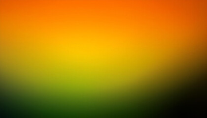 Naklejka premium Abstract Background with Orange, Yellow, and Green Gradient and Black Vignette, Ideal for Editing, Wallpaper, Banner, Presentation and Poster Design, Photo for Halloween Themes.