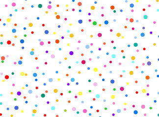 Festive background of colorful PDF transparent background confetti