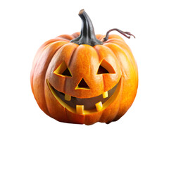 A collection of carved pumpkins and tools for Halloween decoration