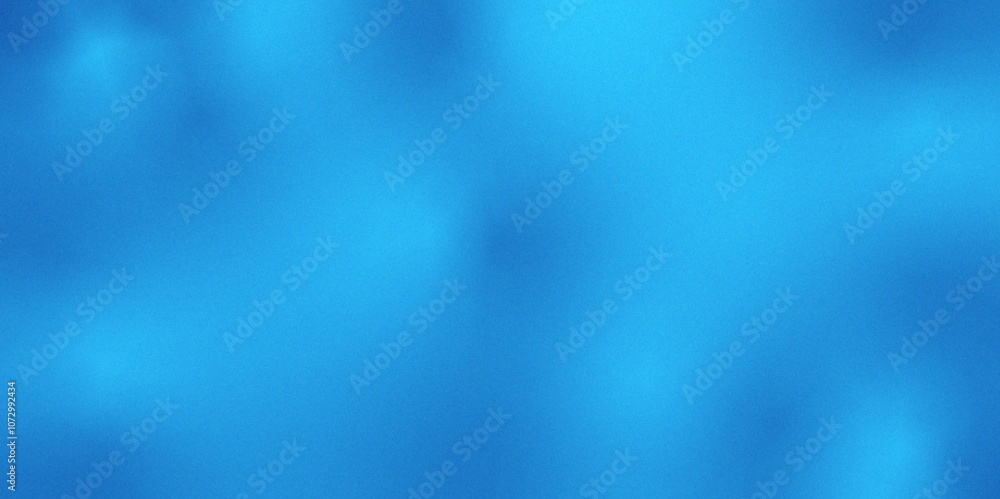 Poster abstract background light blue blurred gradient foil shimmer rough texture. grainy and noise abstrac