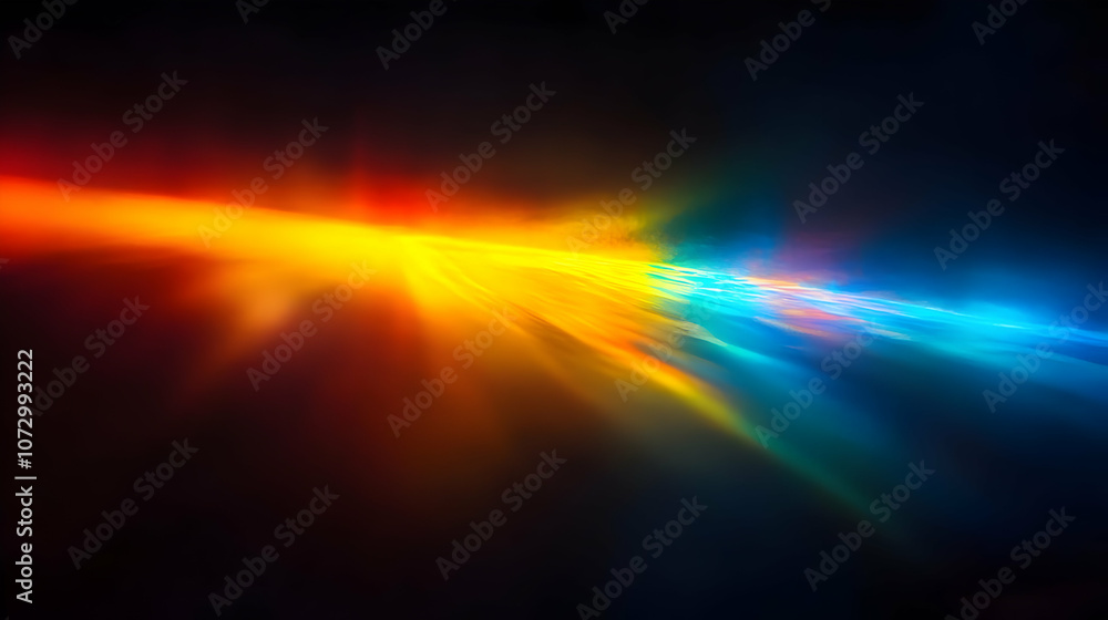 Poster abstract background with light rays and color