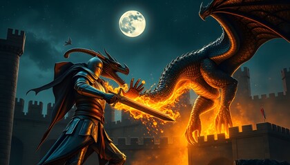 the dragon in the night