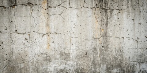 Distressed Concrete Wall Texture with Cracks and Imperfections