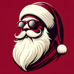 Red santa claus illustration