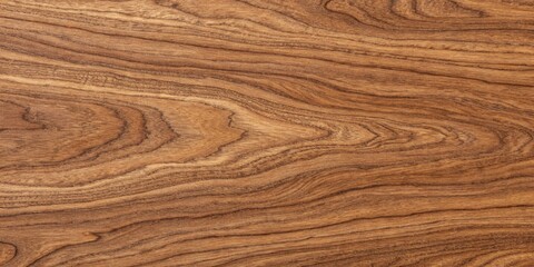 Fototapeta premium A detailed close-up of the intricate grain pattern in a piece of rich brown wood.