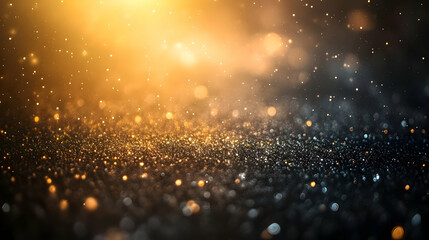 Obraz premium Golden Glitter Abstract Background