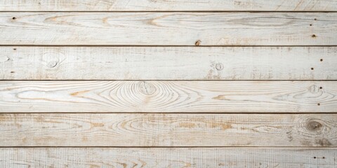 Naklejka premium Rustic Weathered Whitewashed Wooden Plank Background with Natural Grain and Texture