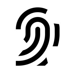 Fingerprint Line Icon