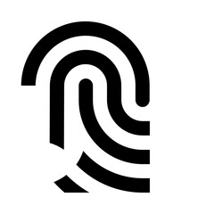 Fingerprint Line Icon