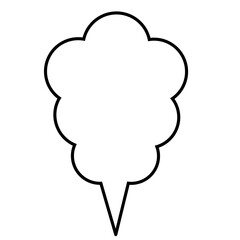 Steam icon. Linear symbol isolated on white background. Vector illustration