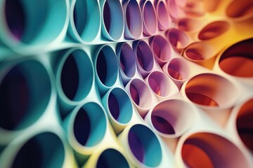 A 3D fractal pattern in motion, displaying a kaleidoscope of colorful geometric shapes.