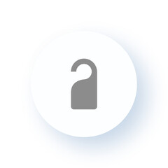 Neumorphism User interface Open Padlock Security Icon UX UI Design Drop Shadow