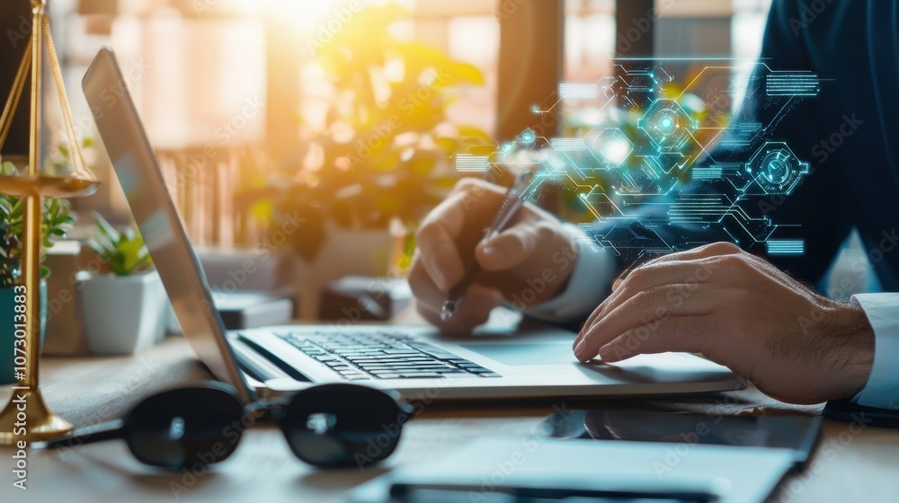 Poster automation in legal practice with ai technology