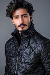 Premium Crafted Jacket Showcasing Sophistication with Deep Quilted Textures