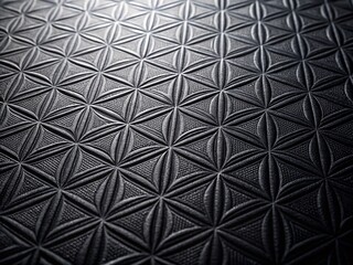 Fototapeta premium Textured Black Paper with Matte Finish and Subtle Geometric Patterns - Perfect for Backgrounds, Design Projects, and Creative Presentations