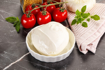 Italian cheese mozzarella buffalo ball