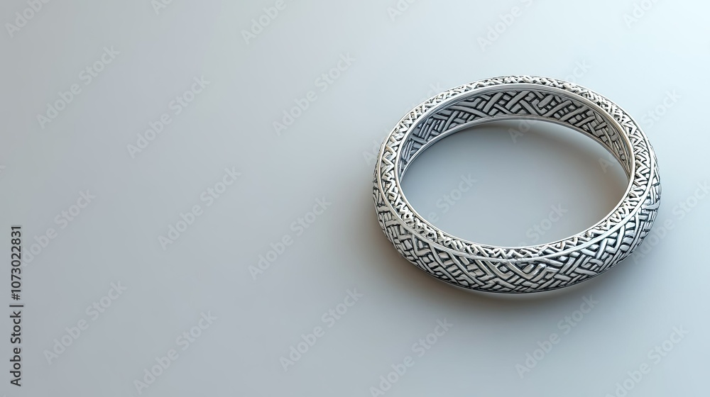 Poster Intricate Art Ring with Unique Patterns