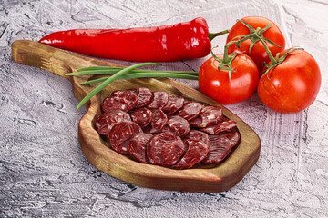 Wild Bear meat homemade sausages