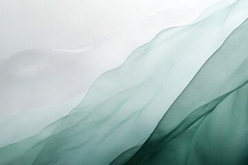 Subtle Green and White Minimalist Background