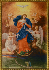 Painting of Blessed Virgin Mary who unties the knotsPainting of Blessed Virgin Mary who unties the...