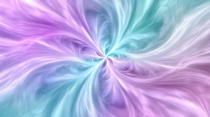 Beautiful Swirling Abstract Background in Soft Pastel Colors of Lavender, Aqua, and Light Pink with Intricate Fluid Patterns and a Dreamy, Ethereal Feel