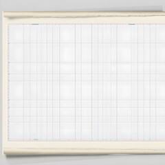 Fototapeta premium Vector panorama drafting paper. Graphic regular dots grid background. Panorama paper sheet for web design Generative AI