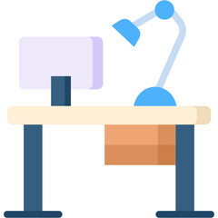 Fototapeta premium Workspace Icon