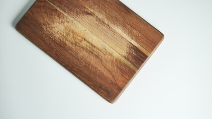 cutting board isolated on white background