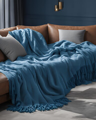 royal blue blanket, blue throw, cozy throw, luxury blanket, blue home decor, royal blue decor, plush throw, soft throw blanket, elegant blanket, sofa throw, warm blanket, comfortable throw, throw blan