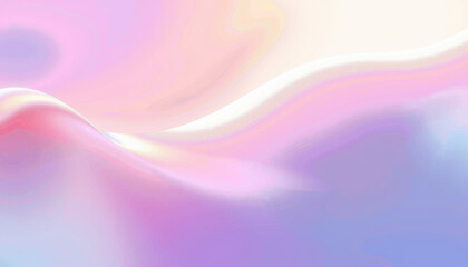 Obraz premium soft, flowing abstract background with pastel colors of pink, purple, and white, creating serene and dreamy atmosphere. Ideal for various design projects